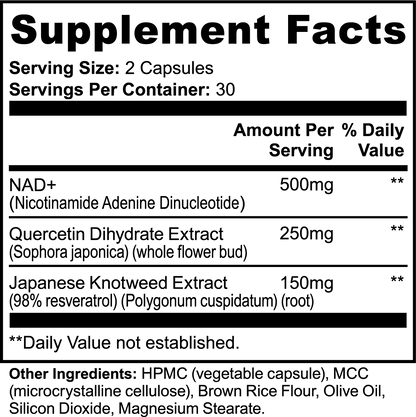 NAD+ RESVERATROL